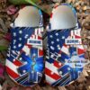 Ems Personalized Flag Sku 948 Crocs Crocband Clog Comfortable For Mens Womens Classic Clog Water Shoes