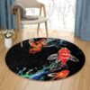Endless Journey Round Carpet Floor Rug Living Room Bedroom Decor Round Area Rug Carpet