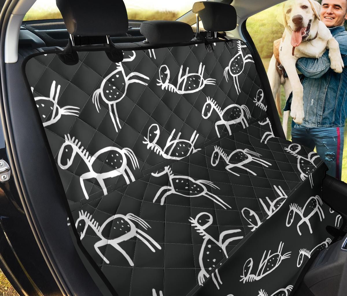 Equestrian Drawn Pattern Car Back Seat Cover Dog Car Seat Covers - 37b54bb31629 Equestrian Drawn Pattern Car Back Seat Cover Dog Car Seat Covers - 37b54bb31629