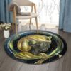 Eternal Egypt Round Carpet Floor Rug Living Room Bedroom Decor Round Area Rug Carpet