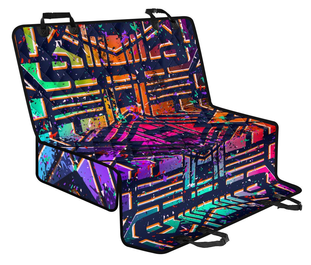 Ethnic Aztec Grunge Trippy Print Pet Car Back Seat Cover - 62c6be9286d7 Ethnic Aztec Grunge Trippy Print Pet Car Back Seat Cover - 62c6be9286d7
