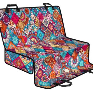 Ethnic Bohemian Mandala Pattern Print Pet Car Back Seat Cover - 0998cf4b4805
