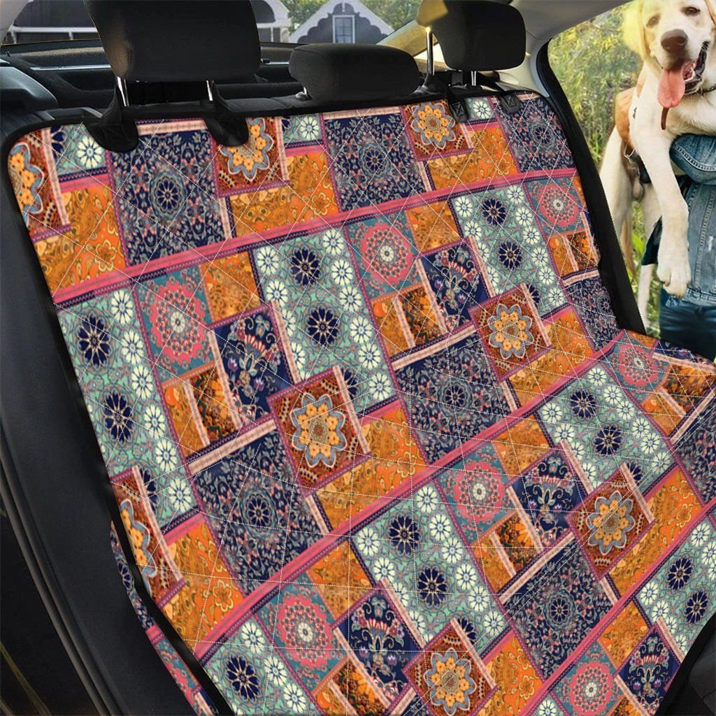 Ethnic Floral Patchwork Pattern Print Car Back Seat Cover Dog Car Seat Covers - 66e73566f65a Ethnic Floral Patchwork Pattern Print Car Back Seat Cover Dog Car Seat Covers - 66e73566f65a
