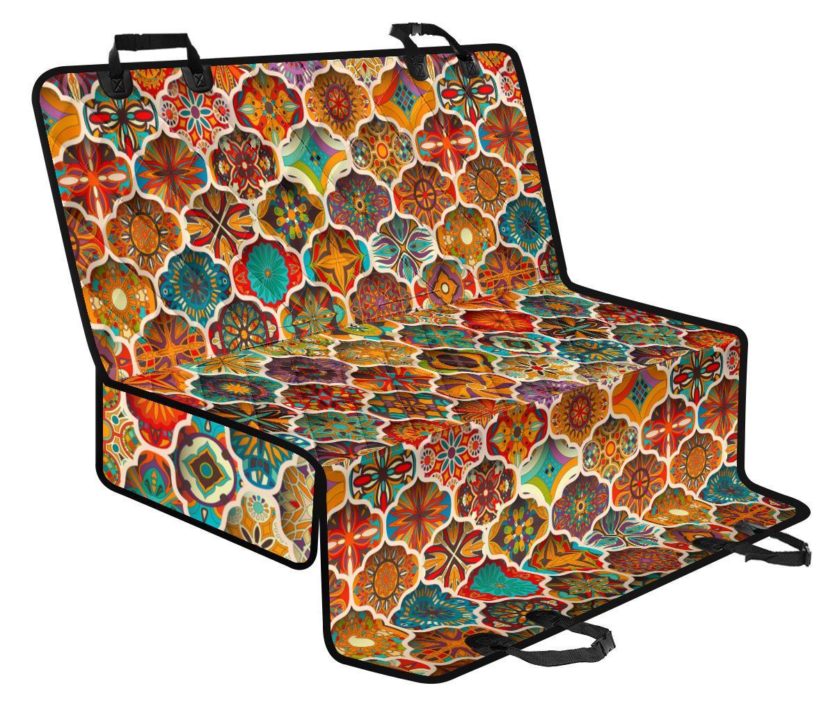 Ethnic Mandala Bohemian Pattern Print Pet Car Back Seat Cover - cc612003b559 Ethnic Mandala Bohemian Pattern Print Pet Car Back Seat Cover - cc612003b559
