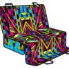 Ethnic Psychedelic Trippy Print Pet Car Back Seat Cover - 36667080975