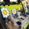 Exotic Australian Shepherd Floral Design Car Back Seat Cover Dog Car Seat Covers - f5a55e236c71