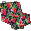 Exotic Hibiscus Flowers Pattern Print Pet Car Back Seat Cover - ef8f4953e716