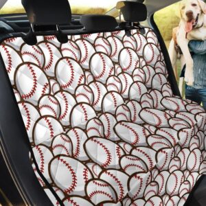 Exotic Overlap Baseball Car Back Seat Cover Dog Car Seat Covers - 14a529625002