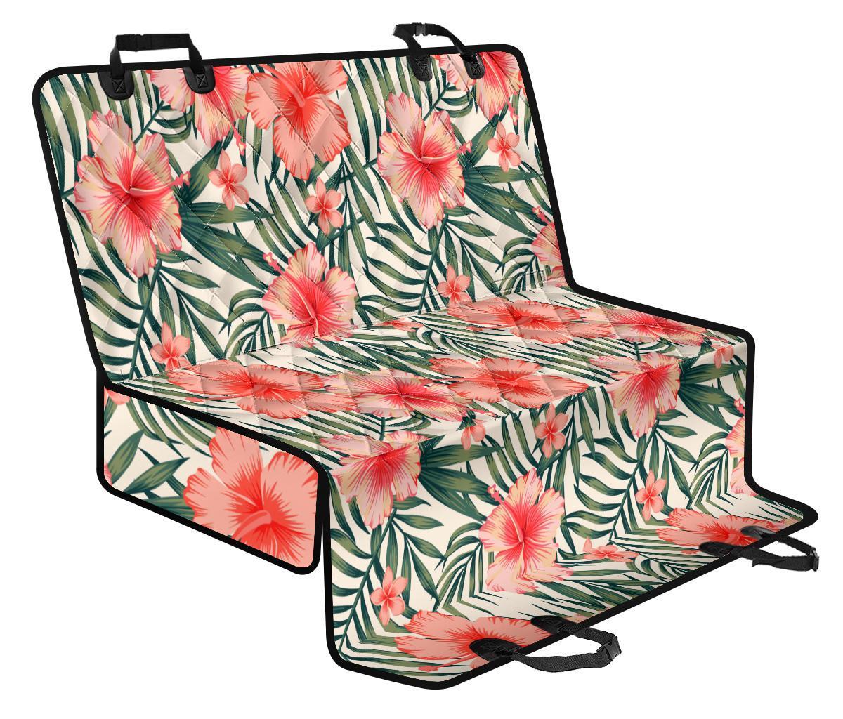 Exotic Tropical Hibiscus Pattern Print Pet Car Back Seat Cover - 0a11f0270848 Exotic Tropical Hibiscus Pattern Print Pet Car Back Seat Cover - 0a11f0270848