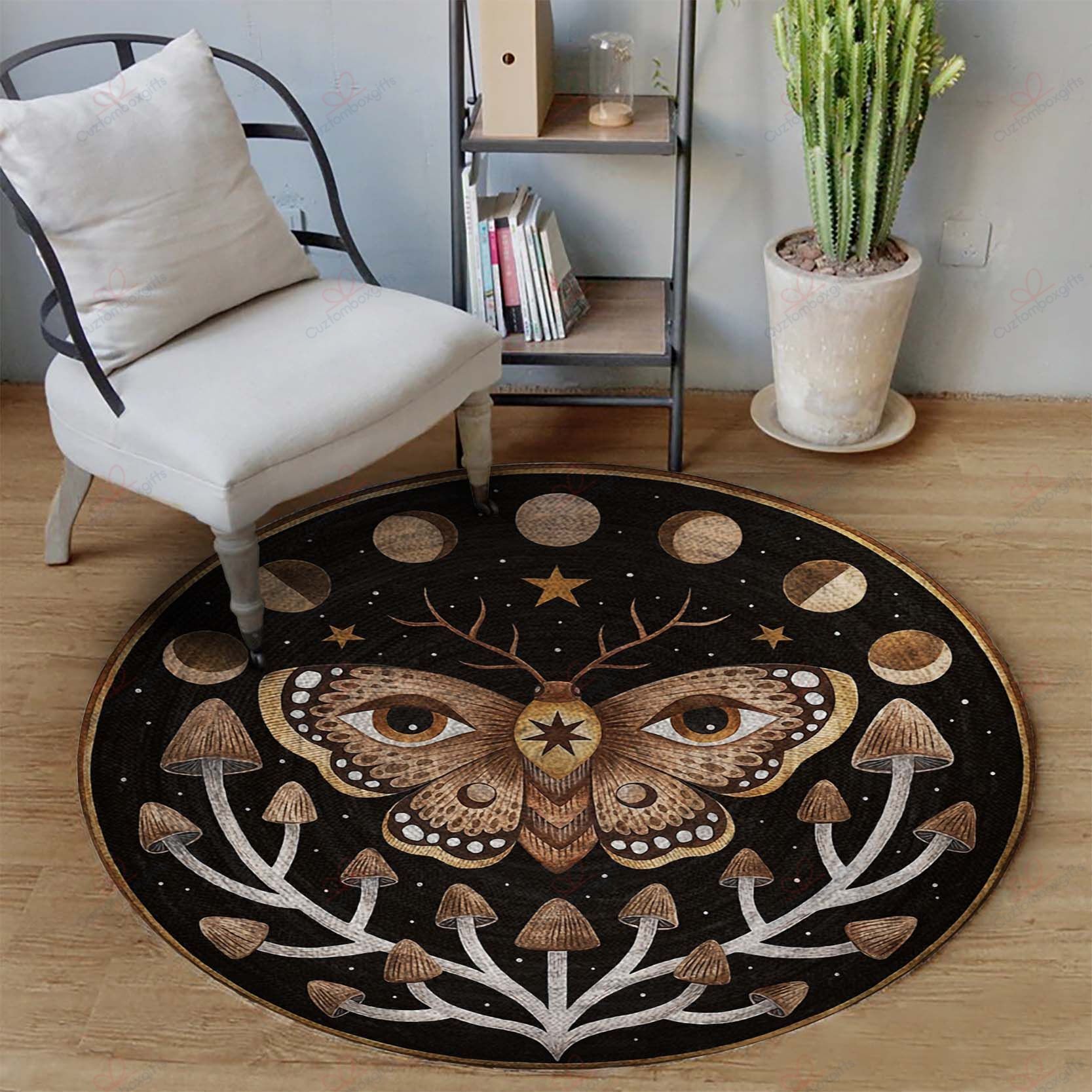 Eye Butterfly Round Carpet Floor Rug Living Room Bedroom Decor Round Area Rug Carpet Eye Butterfly Round Carpet Floor Rug Living Room Bedroom Decor Round Area Rug Carpet