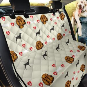 Face Wirehaired Vizsla Car Back Seat Cover Dog Car Seat Covers - 0722ebd71830