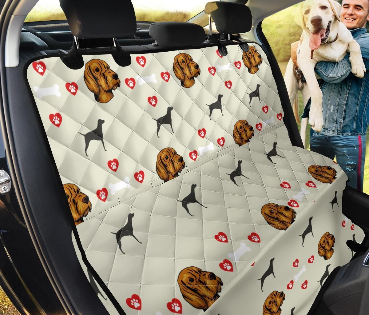 Face Wirehaired Vizsla Car Back Seat Cover Dog Car Seat Covers - 0722ebd71830 Face Wirehaired Vizsla Car Back Seat Cover Dog Car Seat Covers - 0722ebd71830