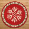 Falling Flakes Round Carpet Floor Rug Living Room Bedroom Decor Round Area Rug Carpet