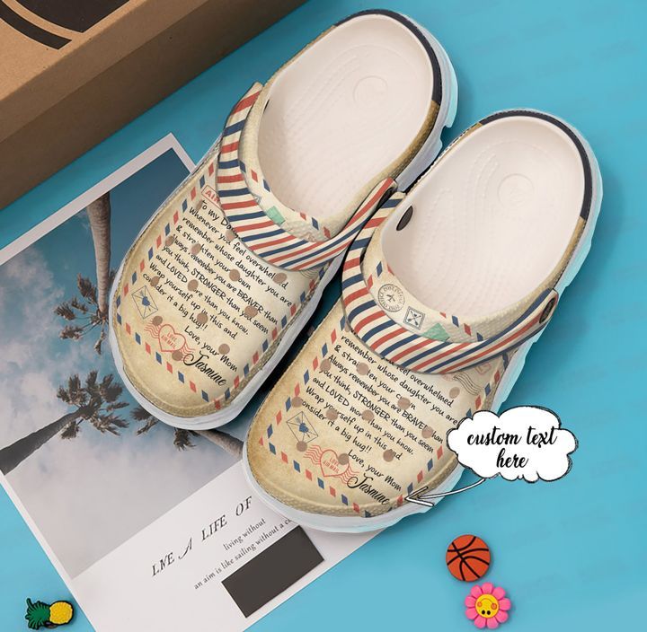 Family Personalized To My Daughter Sku 958 Crocs Crocband Clog Comfortable For Mens Womens Classic Clog Water Shoes Family Personalized To My Daughter Sku 958 Crocs Crocband Clog Comfortable For Mens Womens Classic Clog Water Shoes