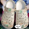 Family To My Grandaughter Sku 959 Crocs Crocband Clog Comfortable For Mens Womens Classic Clog Water Shoes
