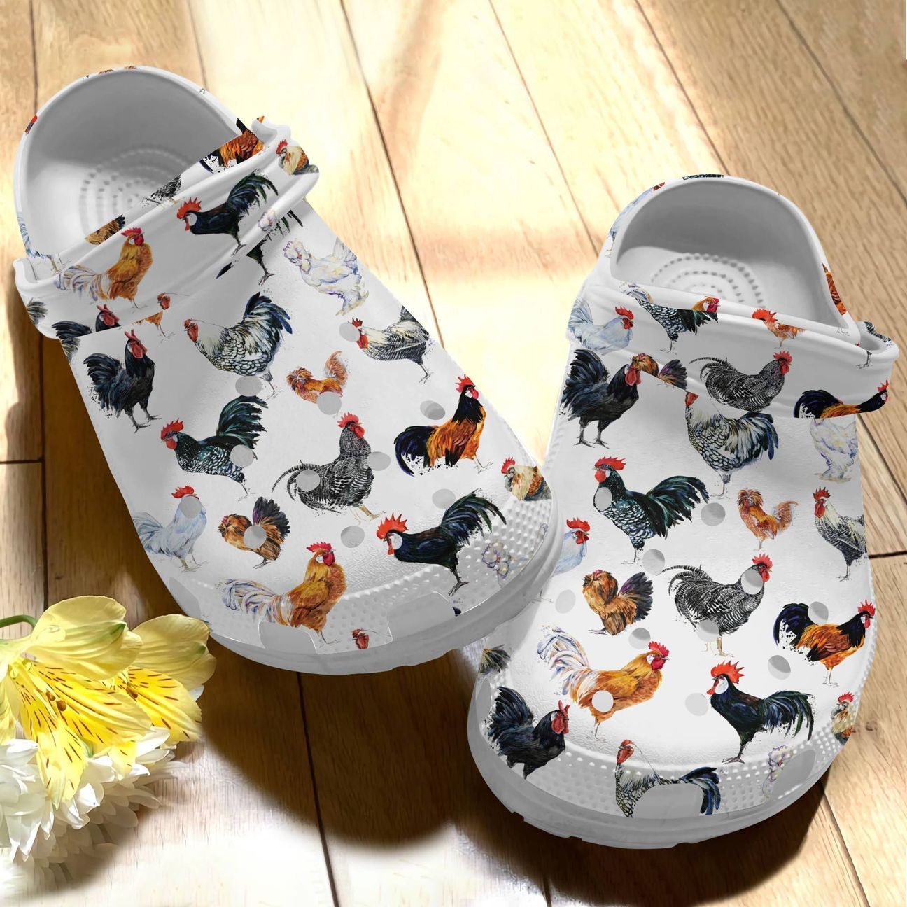 Farm Personalize Clog Custom Crocs Fashionstyle Comfortable For Women Men Kid Print 3D Chicken V8 Farm Personalize Clog Custom Crocs Fashionstyle Comfortable For Women Men Kid Print 3D Chicken V8