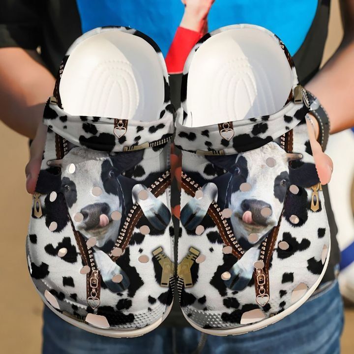 Farmer Cow Zipper Sku 656 Crocs Crocband Clog Comfortable For Mens Womens Classic Clog Water Shoes Farmer Cow Zipper Sku 656 Crocs Crocband Clog Comfortable For Mens Womens Classic Clog Water Shoes