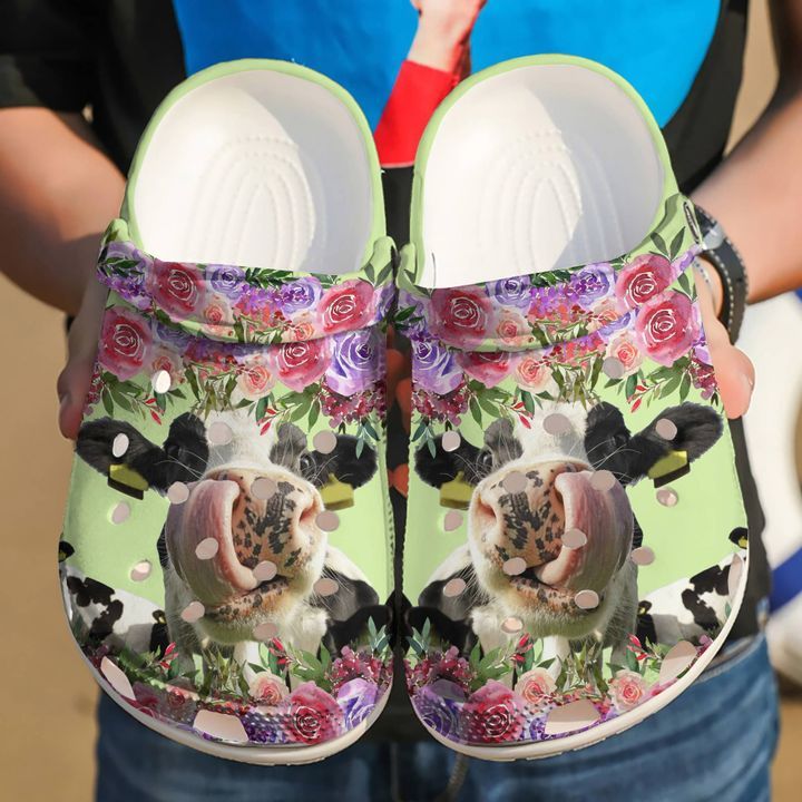 Farmer Crazy Cow Sku 967 Crocs Crocband Clog Comfortable For Mens Womens Classic Clog Water Shoes Farmer Crazy Cow Sku 967 Crocs Crocband Clog Comfortable For Mens Womens Classic Clog Water Shoes