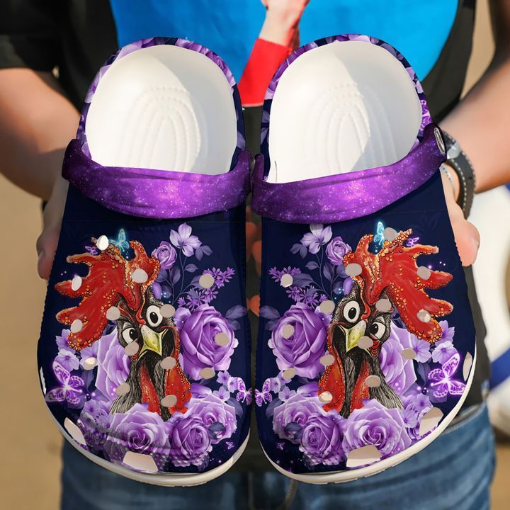 Farmer Floral Chicken Sku 605 Crocs Crocband Clog Comfortable For Mens Womens Classic Clog Water Shoes Farmer Floral Chicken Sku 605 Crocs Crocband Clog Comfortable For Mens Womens Classic Clog Water Shoes