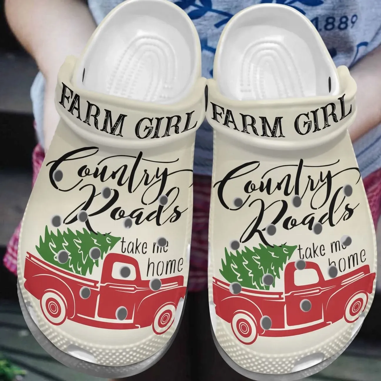 Farmer Personalized Clog Custom Crocs Comfortablefashion Style Comfortable For Women Men Kid Print 3D Farm Girl Farmer Personalized Clog Custom Crocs Comfortablefashion Style Comfortable For Women Men Kid Print 3D Farm Girl