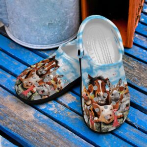 Farmer Personalized Clog Custom Crocs Comfortablefashion Style Comfortable For Women Men Kid Print 3D Happy Farm