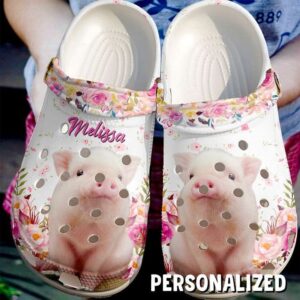 Farmer Personalized Cute Pig Sku 972 Crocs Clog Clog Shoes