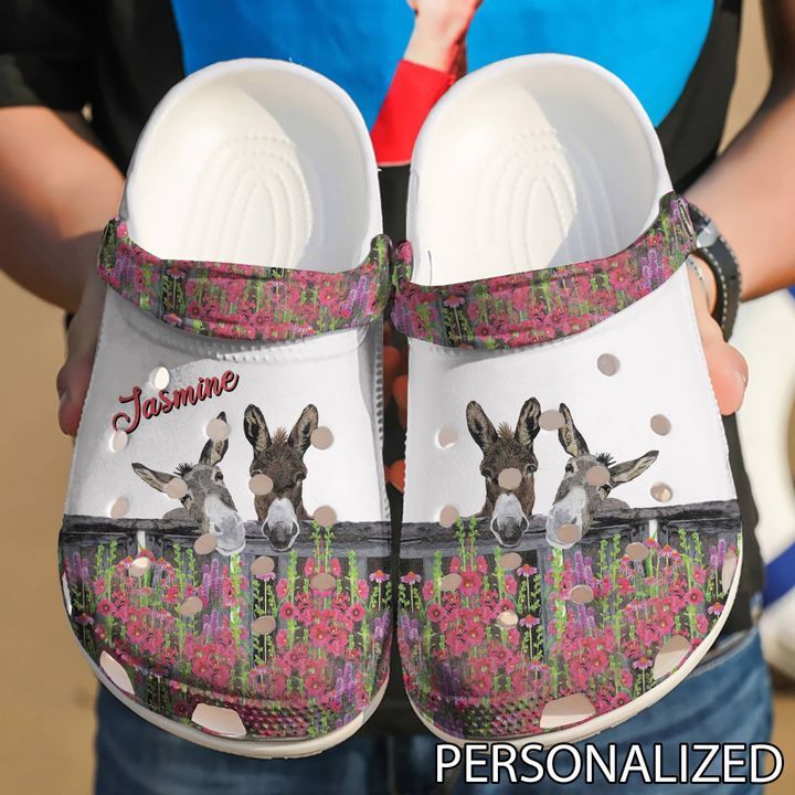 Farmer Personalized Donkey Couple Sku 973 Crocs Crocband Clog Comfortable For Mens Womens Classic Clog Water Shoes Farmer Personalized Donkey Couple Sku 973 Crocs Crocband Clog Comfortable For Mens Womens Classic Clog Water Shoes