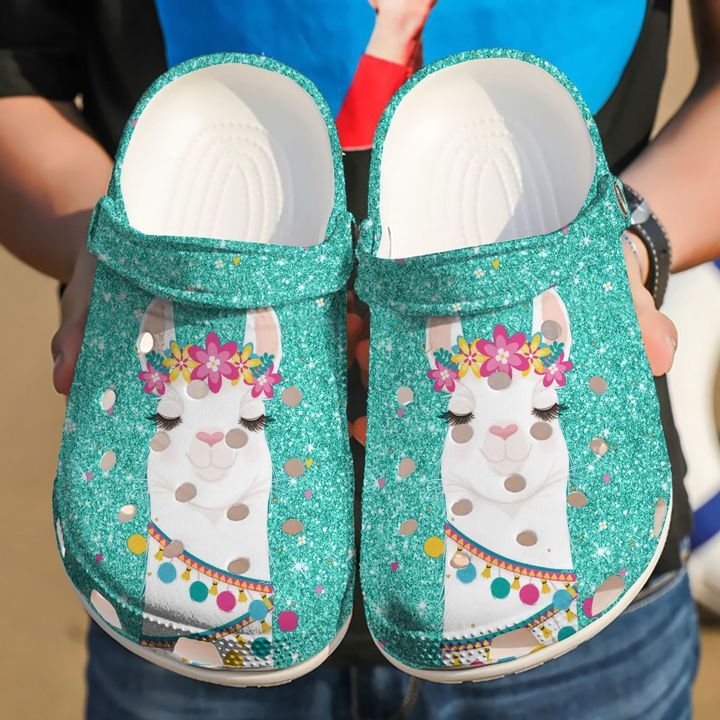 Farmer Stunning Llama Sku 1561 Crocs Crocband Clog Comfortable For Mens Womens Classic Clog Water Shoes Farmer Stunning Llama Sku 1561 Crocs Crocband Clog Comfortable For Mens Womens Classic Clog Water Shoes