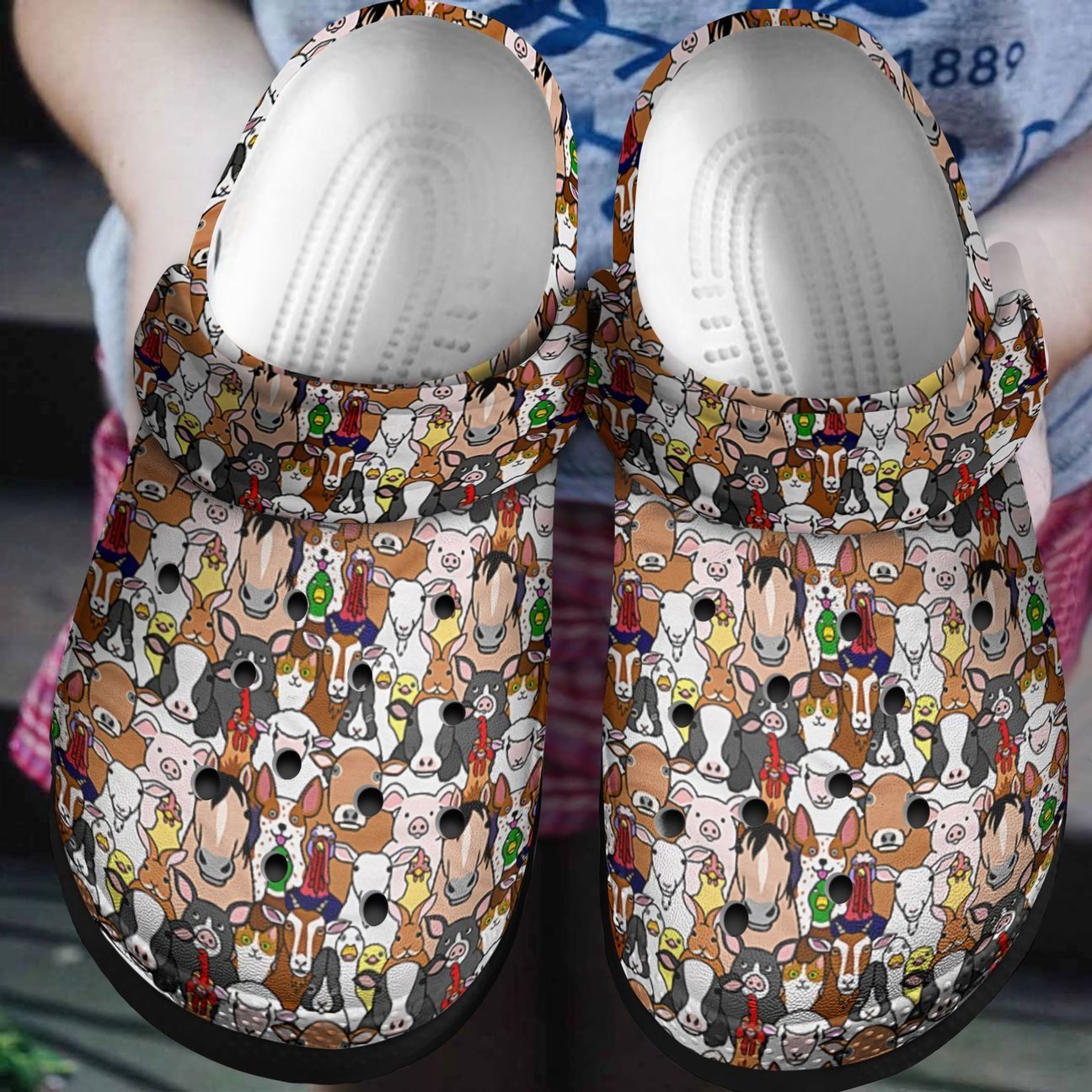 Farmers Personalized Clog Custom Crocs Comfortablefashion Style Comfortable For Women Men Kid Print 3D Animals Farmers Personalized Clog Custom Crocs Comfortablefashion Style Comfortable For Women Men Kid Print 3D Animals