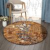 Fashion Round Carpet Floor Rug Living Room Bedroom Decor Round Area Rug Carpet