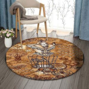 Fashion Round Carpet Floor Rug Living Room Bedroom Decor Round Area Rug Carpet