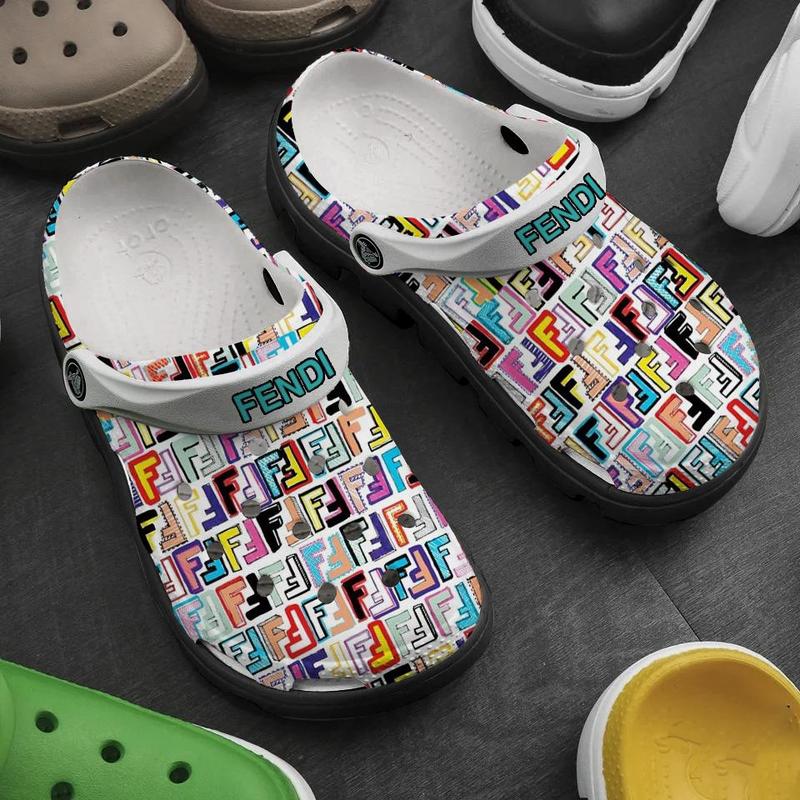 Fendi Crocs Clog- Special Gift For Crocs Clog Lovers - T001151 Fendi Crocs Clog- Special Gift For Crocs Clog Lovers - T001151