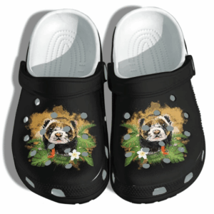 Ferrets Tropical Flower Shoes Crocs Clog – Girl Love Ferrets Croc Shoes Gifts Men Women