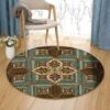Fiddlesticks And Fancies Round Carpet Floor Rug Living Room Bedroom Decor Round Area Rug Carpet