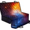 Fiery Universe Nebula Galaxy Space Print Pet Car Back Seat Cover - 902213000000