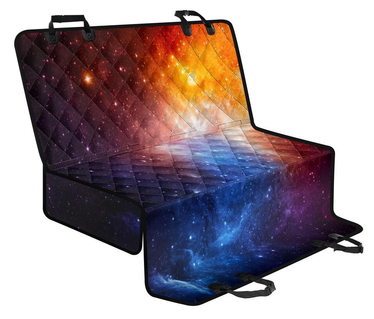 Fiery Universe Nebula Galaxy Space Print Pet Car Back Seat Cover - 902213000000 Fiery Universe Nebula Galaxy Space Print Pet Car Back Seat Cover - 902213000000