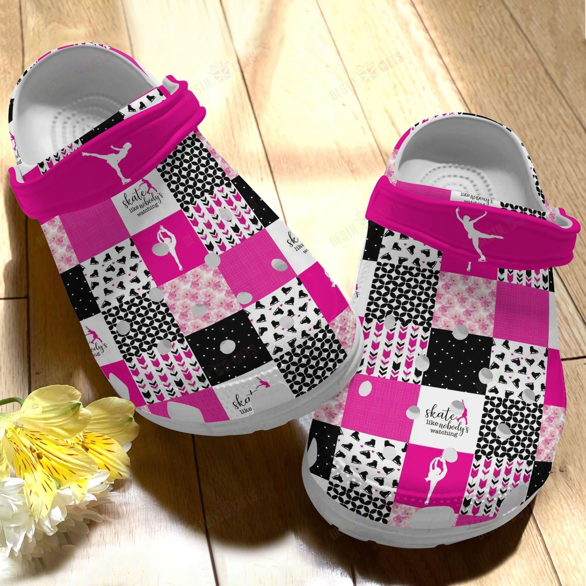Figure Skating Crocs Clog Classic Clog Like Nobody’S Watching Shoes Figure Skating Crocs Clog Classic Clog Like Nobody’S Watching Shoes