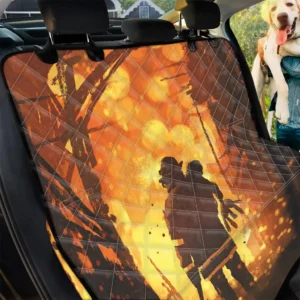 Fire Brave Firefighter Painting Car Back Seat Cover Dog Car Seat Covers - 21011b2928e9