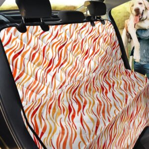 Fire Flame Pattern Car Back Seat Cover Dog Car Seat Covers - 8f5b6df3c52e