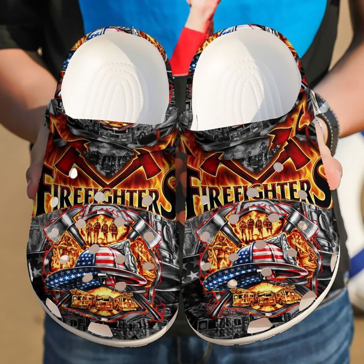 Firefighter America Sku 999 Crocs Crocband Clog Comfortable For Mens Womens Classic Clog Water Shoes Firefighter America Sku 999 Crocs Crocband Clog Comfortable For Mens Womens Classic Clog Water Shoes