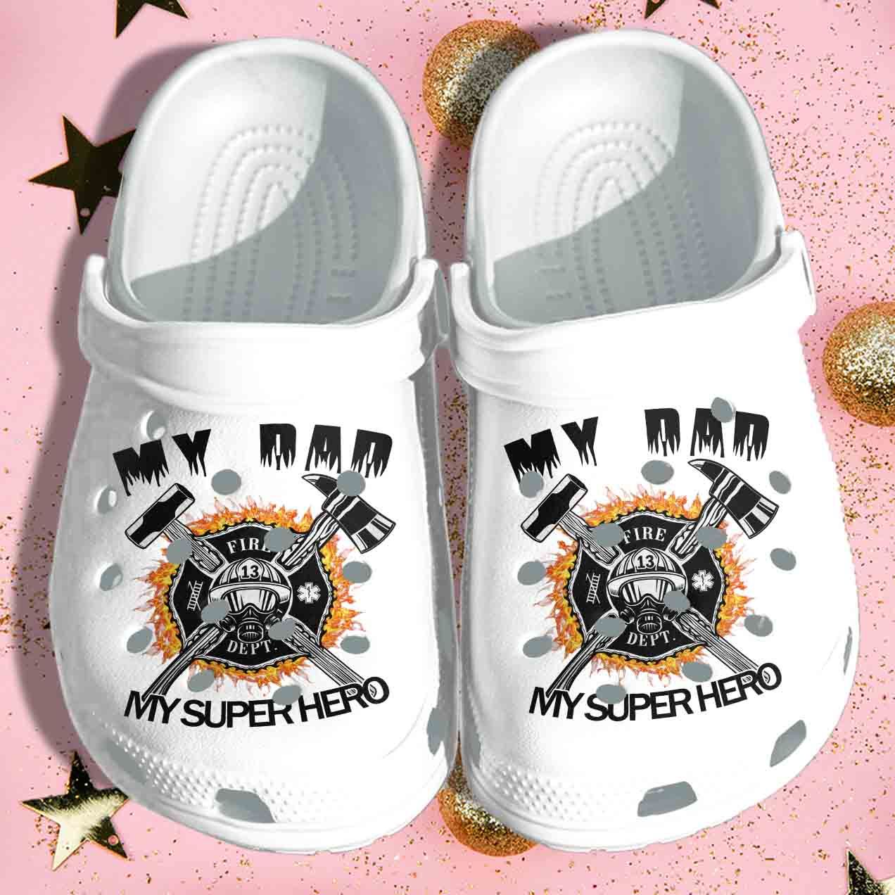 Firefighter Dad Crocs Clog Gift For Father Day – Firefighter Shoes Clog Birthday Gift For Dad Firefighter Dad Crocs Clog Gift For Father Day – Firefighter Shoes Clog Birthday Gift For Dad