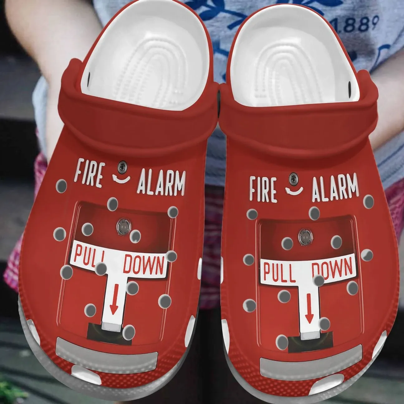 Firefighter Personalized Clog Custom Crocs Comfortablefashion Style Comfortable For Women Men Kid Print 3D Fire Alarm Firefighter Personalized Clog Custom Crocs Comfortablefashion Style Comfortable For Women Men Kid Print 3D Fire Alarm
