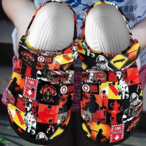 Firefighter Personalized Clog Custom Crocs Comfortablefashion Style Comfortable For Women Men Kid Print 3D Fire Extinguish