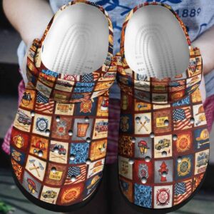 Firefighter Personalized Clog Custom Crocs Comfortablefashion Style Comfortable For Women Men Kid Print 3D Fire Life