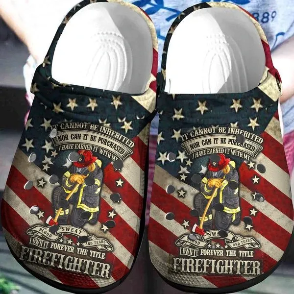 Firefighter Pride Personalized Clog Custom Crocs Comfortablefashion Style Comfortable For Women Men Kid Print 3D Firefighter Pride Personalized Clog Custom Crocs Comfortablefashion Style Comfortable For Women Men Kid Print 3D