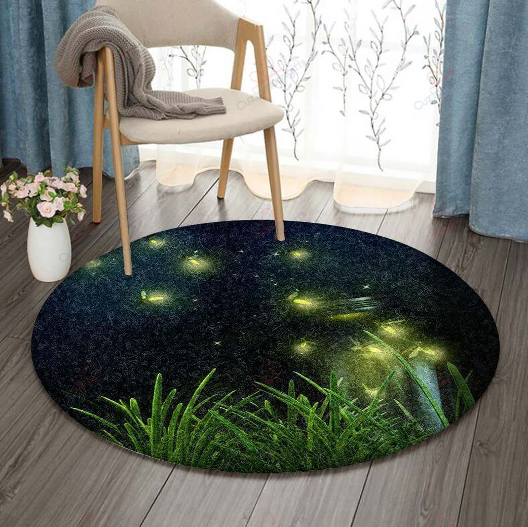 Firefly Round Carpet Floor Rug Living Room Bedroom Decor Round Area Rug Carpet Firefly Round Carpet Floor Rug Living Room Bedroom Decor Round Area Rug Carpet