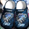 Fishing Crocs Clog Classic Clog Whitesole Shoes