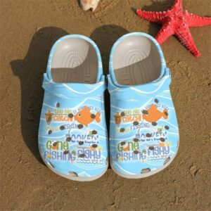 Fishing Is Fun Sku 1014 Crocs Crocband Clog Comfortable For Mens Womens Classic Clog Water Shoes