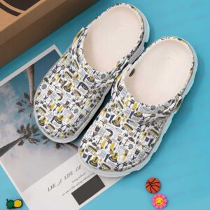 Fishing Pattern Sku 1039 Crocs Crocband Clog Comfortable For Mens Womens Classic Clog Water Shoes