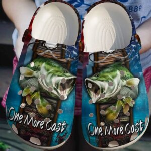 Fishing Personalize Clog Custom Crocs Fashionstyle Comfortable For Women Men Kid Print 3D One More Cast